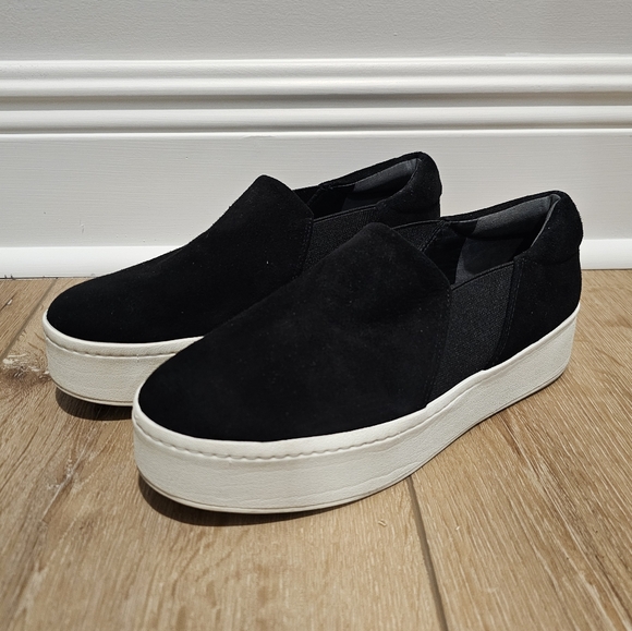 Vince Warren Suede Slip-On Sneakers Womens 6.5 - Picture 2 of 9